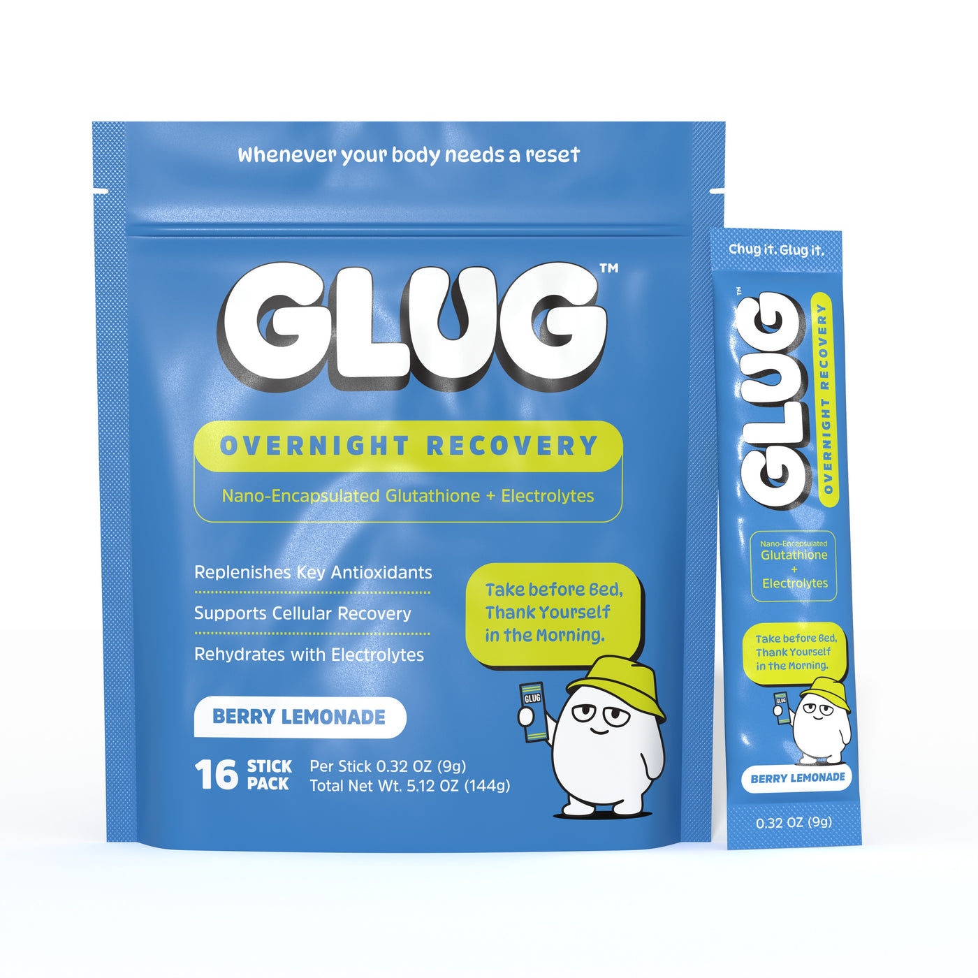 Glug Overnight Recovery Powder
